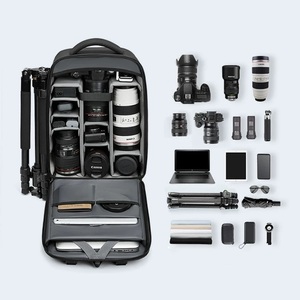 Bolsa impermeable para cámara, mochila para cámaras fotográficas para <span class=keywords><strong>Canon</strong></span>, Sony, portátil, DSLR, trípode de viaje portátil, bolsa para lentes, bolsa de vídeo de 30X40CM - Product Image 2