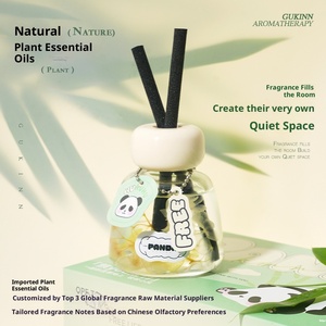 Panda <b>Reed</b> <b>Diffuser</b> Ornament Long Lasting Aroma Girls Birthday Aromatherapy Gift Box Home Fragrance Set - Product Image 5