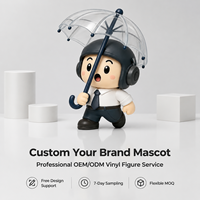 WEIYANTOYS, figurine d'action en vinyle de mascotte d'entreprise OEM, conception personnalisée gratuite, jouet de dessin animé, faible MOQ, figurine d'action mignonne pour collectionneurs