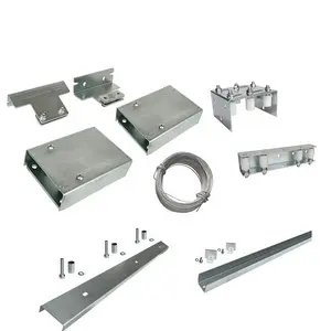 3m 4m 5m Slivery Automatic Telescopic Sliding Gate Kits