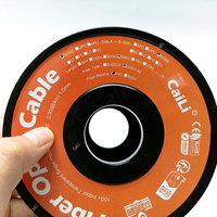 Cable de caída óptica para interiores G657A2 Ftth de alta calidad Instalación invisible de fibra óptica desnuda transparente de 1 núcleo