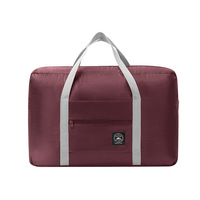Sacs de voyage pliables en toile anti-poussière avec fermeture éclair, élégants pour déménagement à courte distance et bagages de maternité