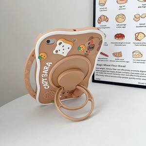 2026 Hand Stand Capybara Silicone <b>Tablet</b> <b>Case</b> for iPad Air 7 8 9 Gen 6 10. 9 A16 11 Pro Inch Bear Holder cute Duck Cartoon <b>cover</b> - Product Image 6