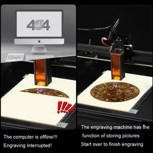Máquina de Grabado y Corte Láser de Diodo Automática de Acero Inoxidable, Compatible con DXF/PLT para Grabado y Corte Láser de Bates de Cricket - Product Image 3