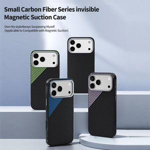Luxe <span class=keywords><strong>carbon</strong></span> <span class=keywords><strong>fiber</strong></span> telefoonhoesje met textuur, magnetisch, voor iPhone 17 Pro Max, dun, mat, schokbestendig, magnetisch <span class=keywords><strong>carbon</strong></span> <span class=keywords><strong>fiber</strong></span> telefoonhoesje - Product Image 6