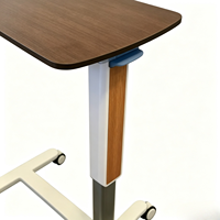 Table de lit réglable en hauteur en bois pour hôpital, marque RA, modèle RA-Z01, garantie 1 an