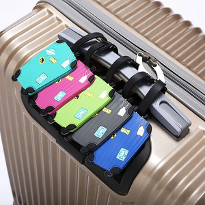 Nouvelle Étiquette de Bagage en Silicone Personnalisée avec Carte Nom, Vente Chaude 2026, Vente en Gros Usine, Identificateur de Valise de Voyage Paisen Factory - Product Image 4