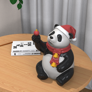 โถใส่ขนมเซรามิกรูปหน้า<span class=keywords><strong>แพนด้า</strong></span> <span class=keywords><strong>ด</strong></span>ีไซน์เฉพาะ ผลิตตามสั่ง เป็นมิตรต่อสิ่งแวดล้อม สำหรับจั<span class=keywords><strong>ด</strong></span>เก็บในครัว ตกแต่งบ้านอย่างมีศิลปะ ขายส่ง รับออเ<span class=keywords><strong>ด</strong></span>อร์จำนวนมาก - Product Image 5