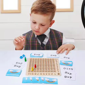 Juego <span class=keywords><strong>de</strong></span> mesa <span class=keywords><strong>de</strong></span> multiplicación <span class=keywords><strong>de</strong></span> madera <span class=keywords><strong>de</strong></span> matemáticas divertidas, juguete <span class=keywords><strong>de</strong></span> aprendizaje interactivo para niños, actividad familiar - Product Image 3
