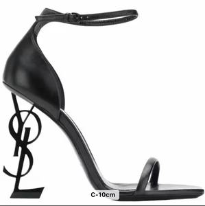 Thiết Kế Sang Trọng Của Phụ Nữ Cao Gót Sang Trọng Thể Thao Mùa Hè Thời Trang Phụ Nữ Đám Cưới Cao Gót Dép Da Chính Hãng Lưới Cao - Product Image 3