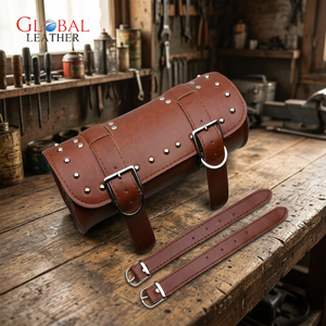 Women Motorcycle Leather Pu Saddle <b>Bag</b> - Product Image 2