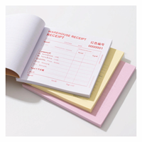 Bloc-notes personnalisé pour restaurants, bloc-notes de commande de restaurant sans carbone, couverture rigide, reliure à cheval, numérique pour la facturation des serveurs