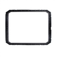 Ensemble de boîtes latérales/arrière en alliage d'aluminium pour moto avec cadre intégré étanche, capacité 45L-100L