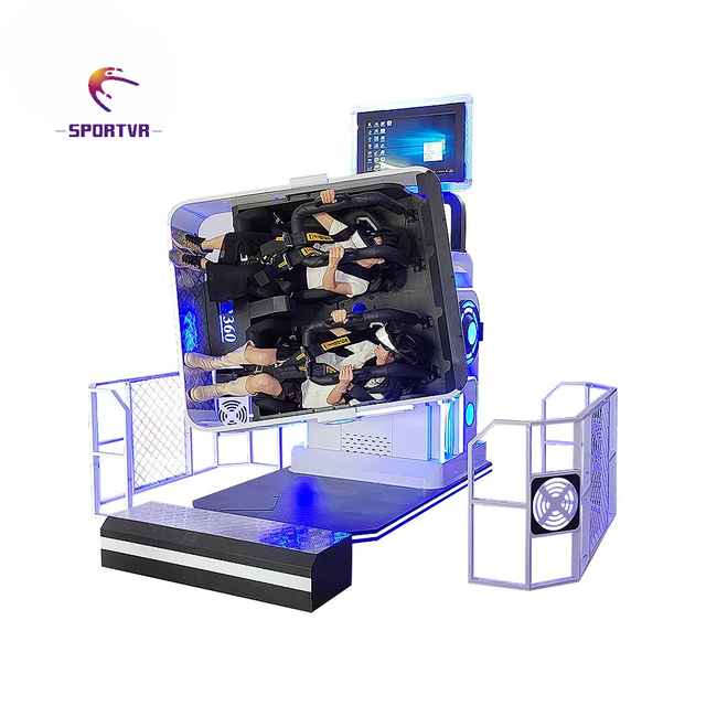 SportVR Simulator VR 1080 Iron 720 Rotating Virtual Reality Roller Coaster 2 Seats VR Cinema Chair