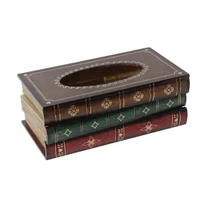 Eleganter antiker Buch-Wandfleischhalter Neuheit Seidenpapierbox-Halter für Heimrestaurant