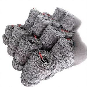 Fil de fer barbelé galvanisé en bobine pour clôture de jardin et usage pénitentiel 10kg/bobine - Product Image 1