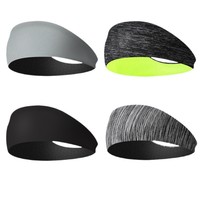 Bandeau de sport imprimé élastique anti-transpiration pour la course, le yoga, le fitness et le tennis, sangle de fixation pour casque