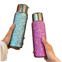 Bouteille d'eau écologique en titane pur à double paroi, multicolores, isolée sous vide, avec infuseur à thé