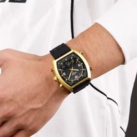 NAVIFORCE NF9242 Bracelet en Silicone Dual Time Sports 9242 Hommes Montre Business Waterproof Digital Quartz Montres pour Homme Reloj Hombre
