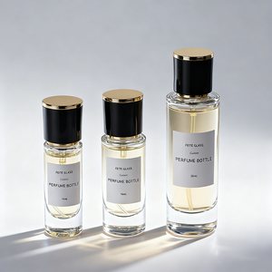 Flacone di profumo di vetro nuovo di lusso 10ml 15ml 20ml 30ml flacone Spray per profumo a fondo spesso chiaro - Product Image 1