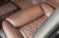 Accessoire intérieur pour voiture, housse de siège en cuir universelle de taille moyenne, ensemble complet avant et arrière