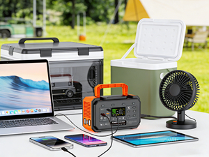 Estación de Energía Portátil de Iones de Litio de 300W, Banco de Energía Solar con Salida de CA de 100W, Respaldo de Emergencia para Laptop y Auto, MPPT Jump A3 y UC100, Capacidad de 300W - Product Image 6