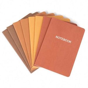 A5 Custom Sewn Binding Matte PU Leather Printed Organizer/<b>Planner</b> <b>Journal</b> Simple Cover Notebook for Students - Product Image 2