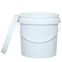 Seau à peinture portable haute étanchéité 5 gallons 20L, poignée en acier jaune, matériau en étain, marque Zeda, utilisation industrielle pour huile moteur