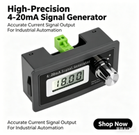 4-20mA Signal Generator Passive Two Wire Current Loop Analog Sensor Transmission Meter JS-420ISG-V2