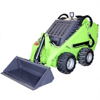 Chargeuse compacte électrique télécommandée, capacité de charge nominale de 450 kg, mini-chargeuse compacte avec batterie 72 V, certifiée CE
