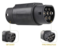 Adaptateur de câble sans fil pour véhicule électrique 32A 7KW, nouveau modèle GBT vers Type 2, JET, JCGT321