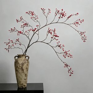 Branche de plante verte artificielle Wanzhang 100cm-200cm, lianes séchées, décoration intérieure, style chinois Wabi Sabi, ornement - Product Image 4