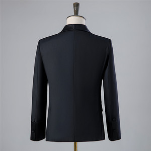 Abbigliamento formale <span class=keywords><strong>da</strong></span> <span class=keywords><strong>uomo</strong></span> <span class=keywords><strong>Casual</strong></span> <span class=keywords><strong>da</strong></span> <span class=keywords><strong>uomo</strong></span> in stile cinese con colletto a scialle per banchetti di nozze per cene taglie forti <span class=keywords><strong>da</strong></span> sposo - Product Image 5