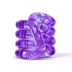 <span class=keywords><strong>Jouet</strong></span> de décompression en plastique torsadé multicolore, changeant de température, polyvalent, pour l'entraînement de la pensée et la relaxation - Product Image 3