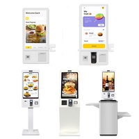 Distributeur automatique de tickets de file d'attente pour les banques, les hôpitaux et les parkings, borne de paiement automatique sans assistance