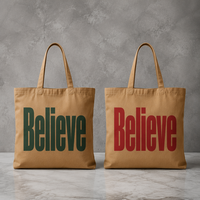 Sac en toile de Noël pliable personnalisé avec motif imprimé, en coton naturel, pour articles tendance et vente en ligne, support de tissu à double alimentation pour e-commerce