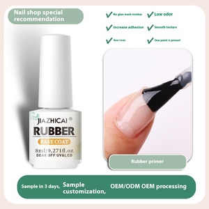 Nouveau Gel de Base Transparent Haute Qualité 15ml pour Ongles, Top Coat Caoutchouc Brillant, Agent de Polissage, Produits UV pour Ongles Effet Pierre - Product Image 2