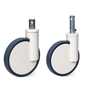 8 Zoll 200mm Rolle für Kranken tragen Krankenhaus bett Zentral steuerung Verriegelung Medical <span class=keywords><strong>Caster</strong></span> <span class=keywords><strong>Wheel</strong></span> - Product Image 1