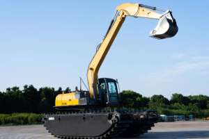 Excavadora Anfibia de 16 Toneladas XE160SL de China, Excavadora de Dragado, Largo Alcance, Máquina para Trabajos en Pantanos - Product Image 6