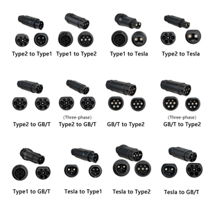 Adattatore di ricarica per veicoli elettrici E-Mingze 32A da GB/T a J1772 |   Convertitore di Presa Portatile per Auto Elettriche Tesla/<span class=keywords><strong>BMW</strong></span>/Audi - Product Image 2