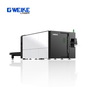 Machine <span class=keywords><strong>de</strong></span> découpe laser à fibre 6000W 3015 à couvercle intégral avec table d'échange pour métaux - Offre Spéciale - Product Image 1