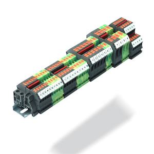 Obral besar keluaran baru konektor kawat Push In 2.5mm kabel listrik banyak tersedia terminal cepat kawat Din konektor rel - Product Image 4