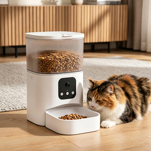 <b>Smart</b> Pet Feeders With <b>Cameras</b> Comedero Automático Automatic Pet Feeder <b>Wifi</b> Pet Feeder Automatic Adjustable Portion - Product Image 1