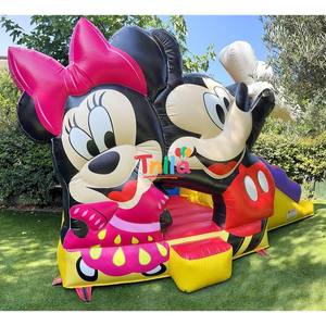 Château gonflable commercial <span class=keywords><strong>Mickey</strong></span> Mouse pour enfants, fête, adorable trampoline gonflable, jouet château gonflable - Product Image 3