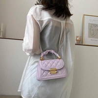 Tas Selempang Wanita PU Ruffle Ruched dengan Penutup Magnetik, Ringan, Tahan Air, untuk Penggunaan Sehari-hari, Eceran, dan Grosir