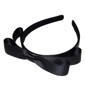 Serre-tête Nœud Noir et Blanc en Similicuir Fait Main Tiyo ABB099 Style Doux Décoratif pour Femme Usage Quotidien Printemps 2025 - Product Image 5