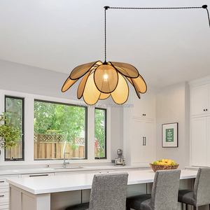 Skd Sunsir handmade tự nhiên mây tre ánh sáng Trần dài dây - Product Image 5