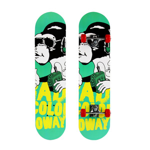 Planche à roulettes peinte à la main patin pour enfants pont graphiques personnalisés commande en gros - Product Image 3