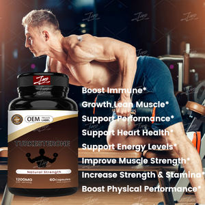 Vente chaude Supplément Naturel 500mg Ajuga Turkestanica Extrait 10% Turkesterone Capsules - Product Image 3