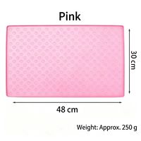 Tapis de Nourrissage pour Animaux de Compagnie en Silicone Imperméable et Durable, Motif Animal, Tapis pour Gamelle de Chat et de Chien, Fournitures pour Animaux, Tapis d'Alimentation Toutes Saisons